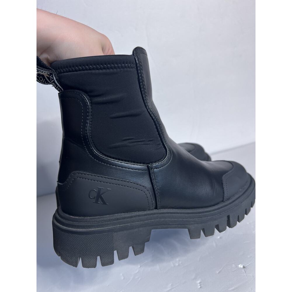Calvin Klein Women's Remola Boot, Black, 7.5 - Picture 8 of 12
